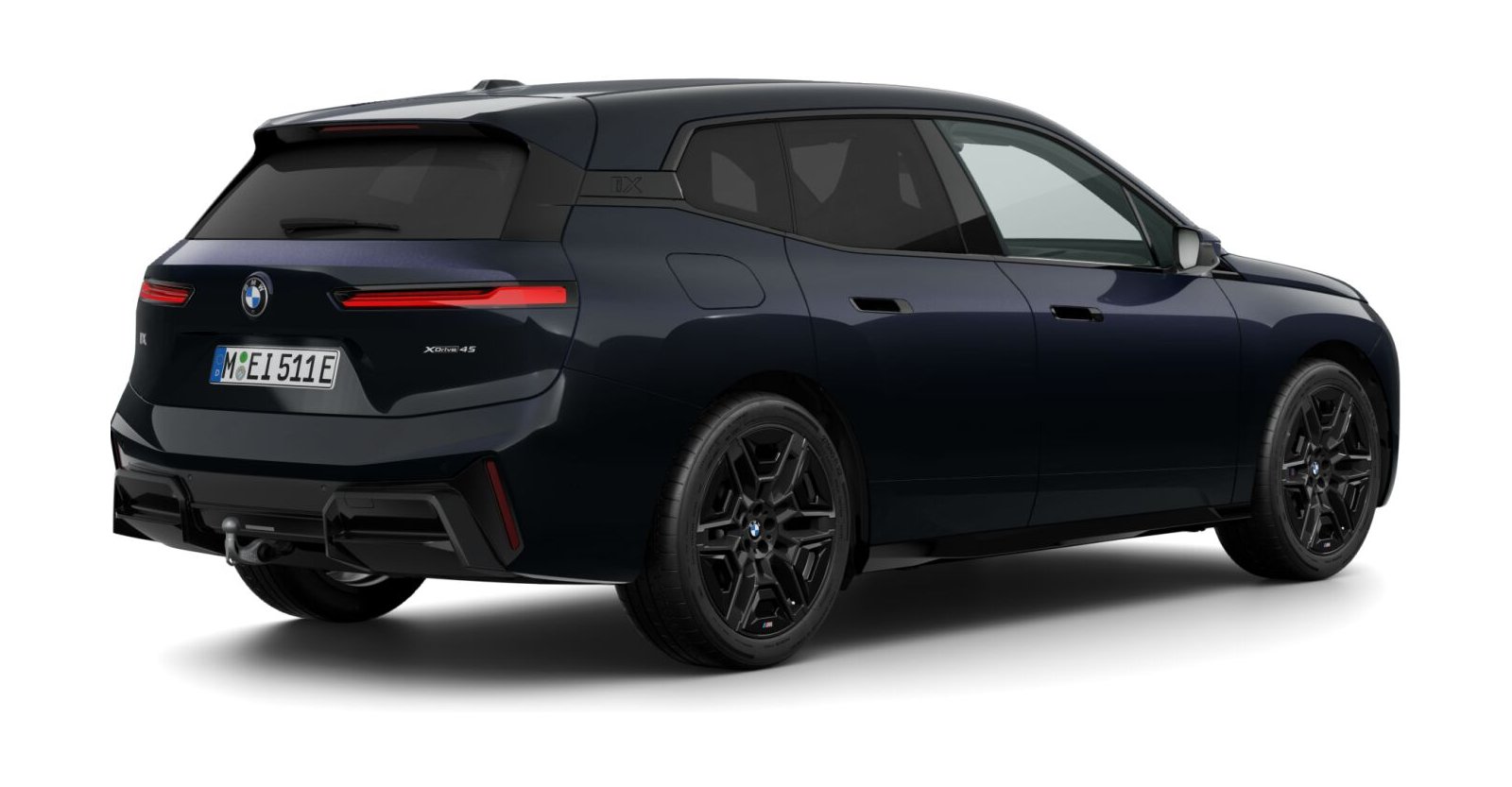 BMW BMW I in Schwarz von hinten