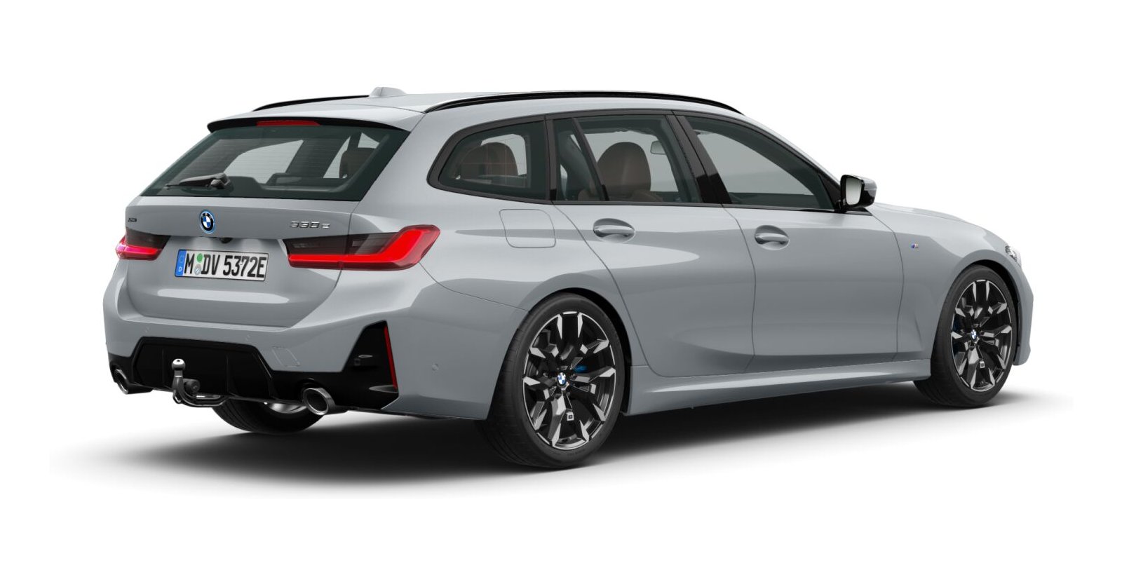 BMW BMW 3er in Grau von hinten BMW BMW 3er in Grau von hinten