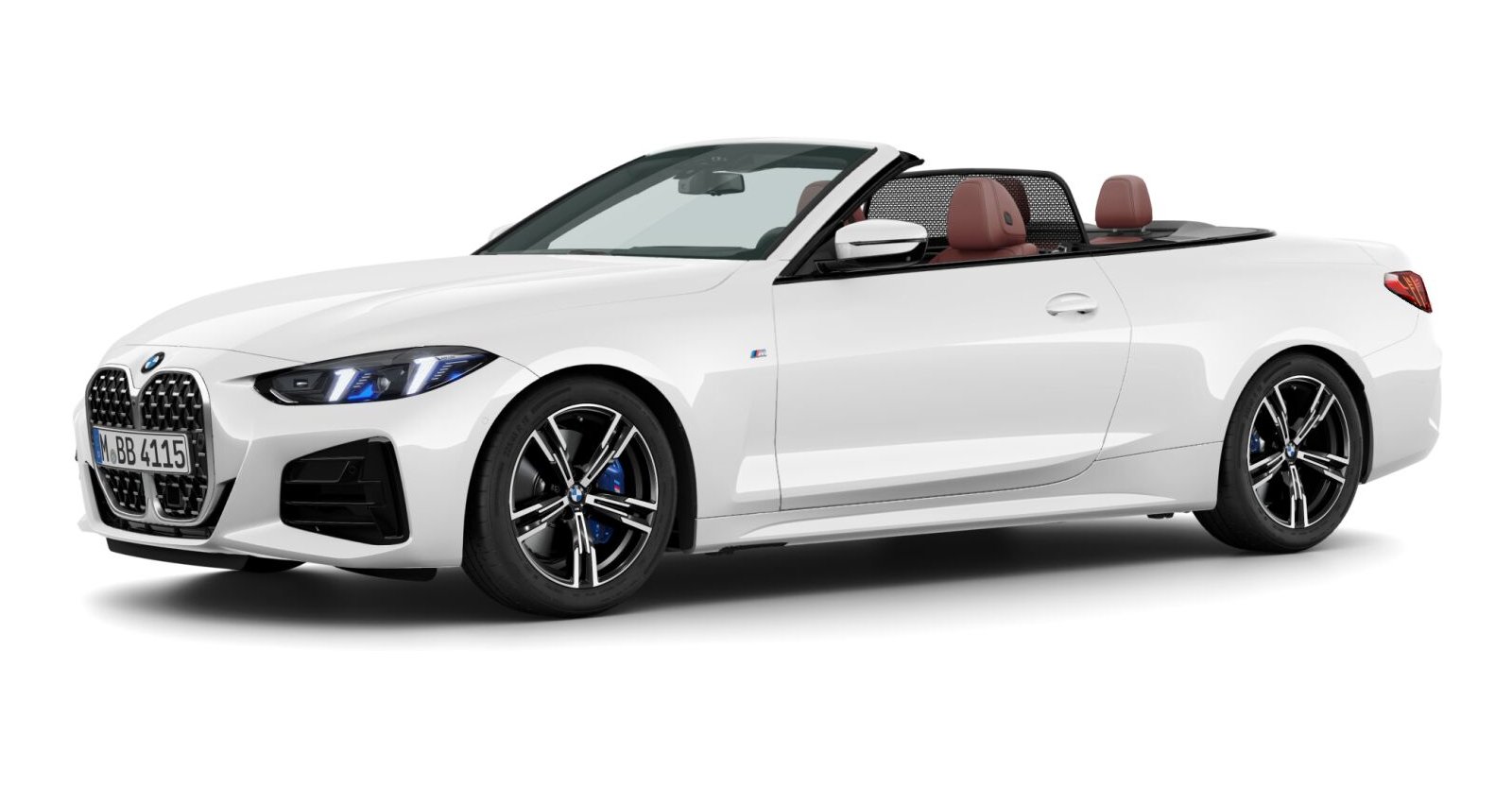 BMW BMW 4er in Weiß von vorne BMW BMW 4er in Weiß von vorne