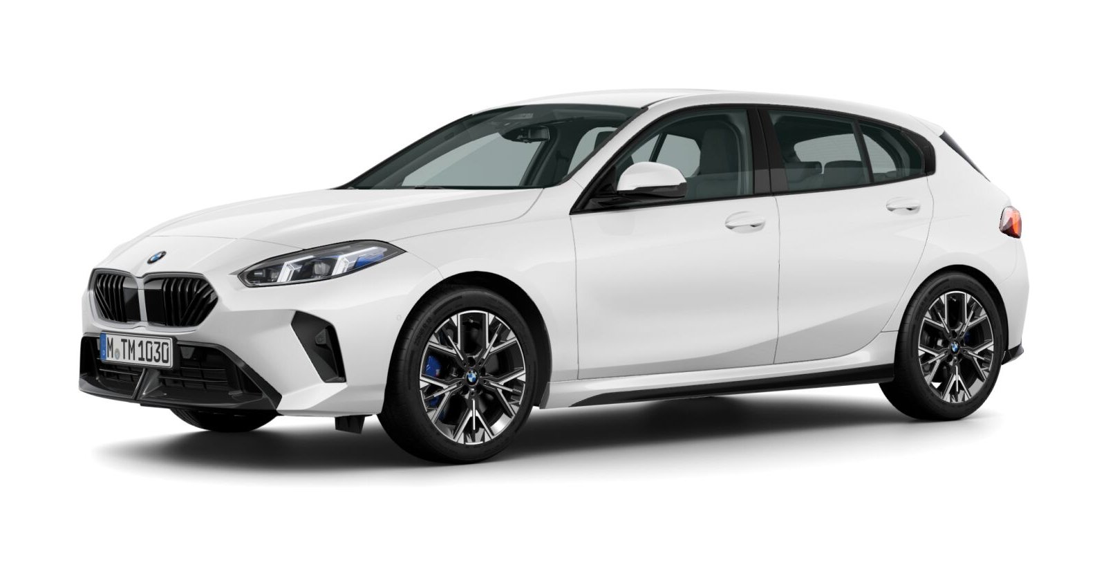 BMW BMW 1er in Weiß von vorne