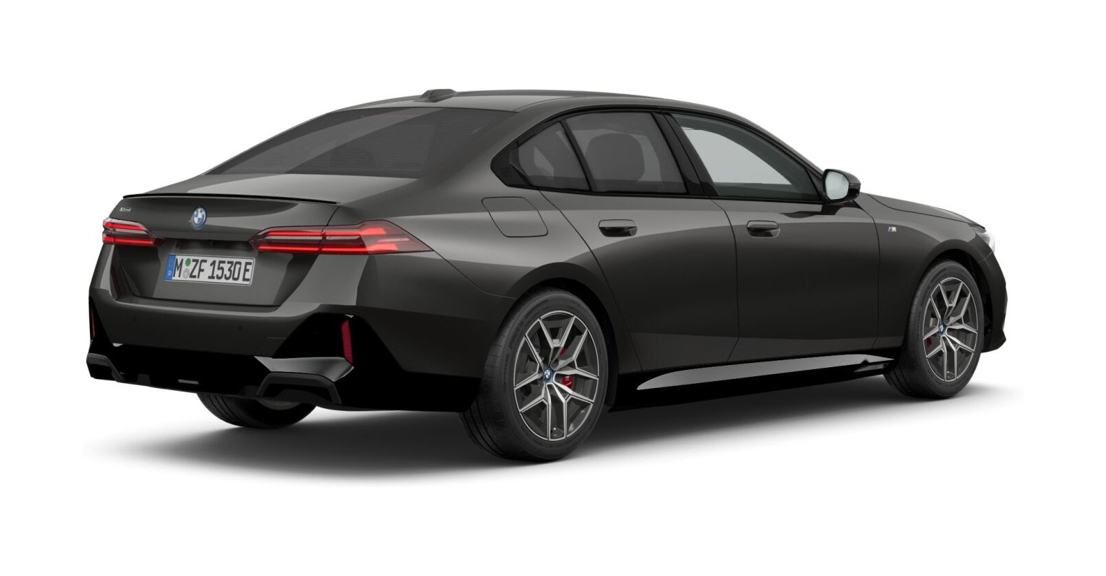 BMW BMW 5er in Grau von hinten BMW BMW 5er in Grau von hinten