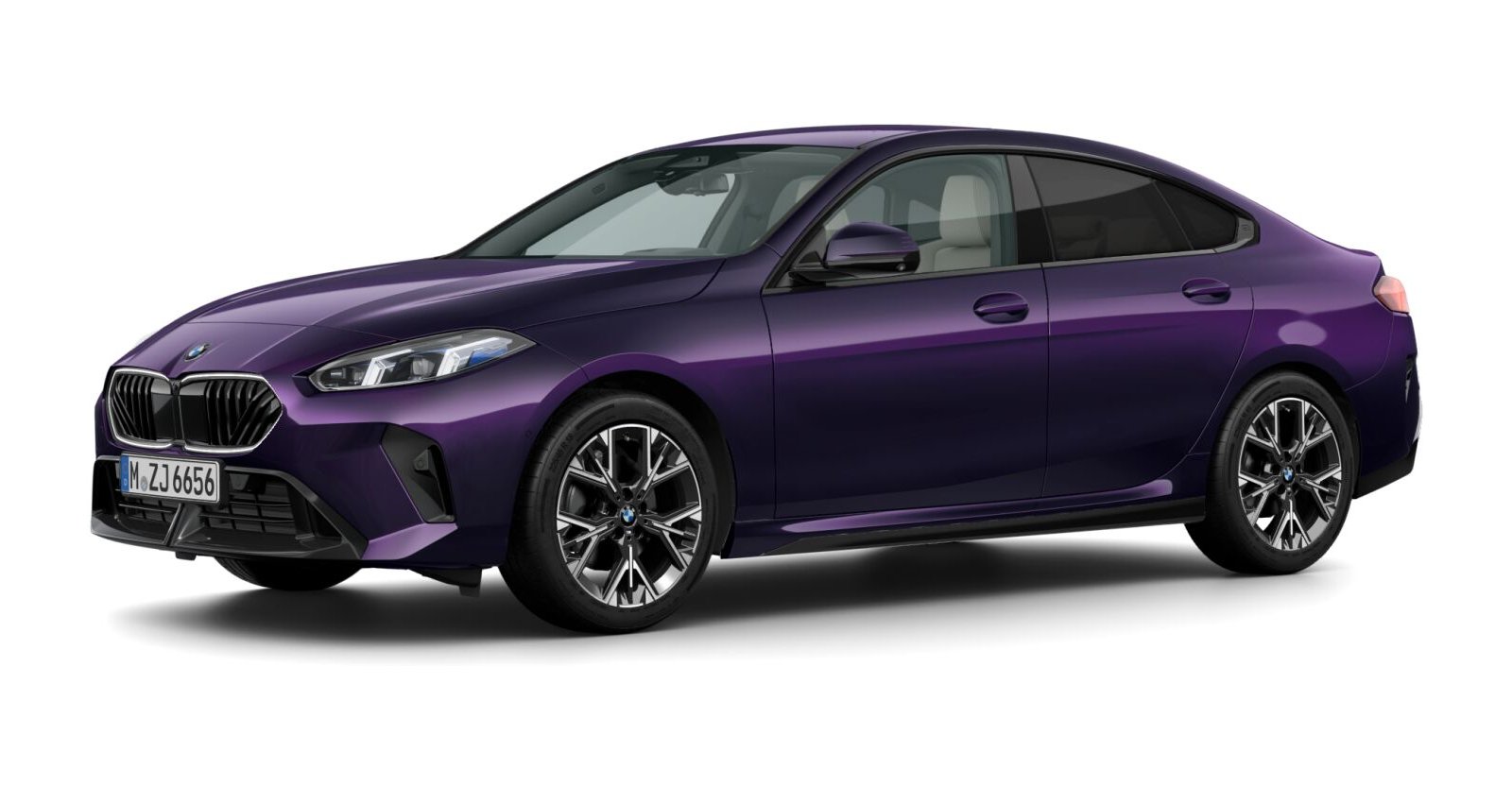 BMW BMW 2er in Lila von vorne