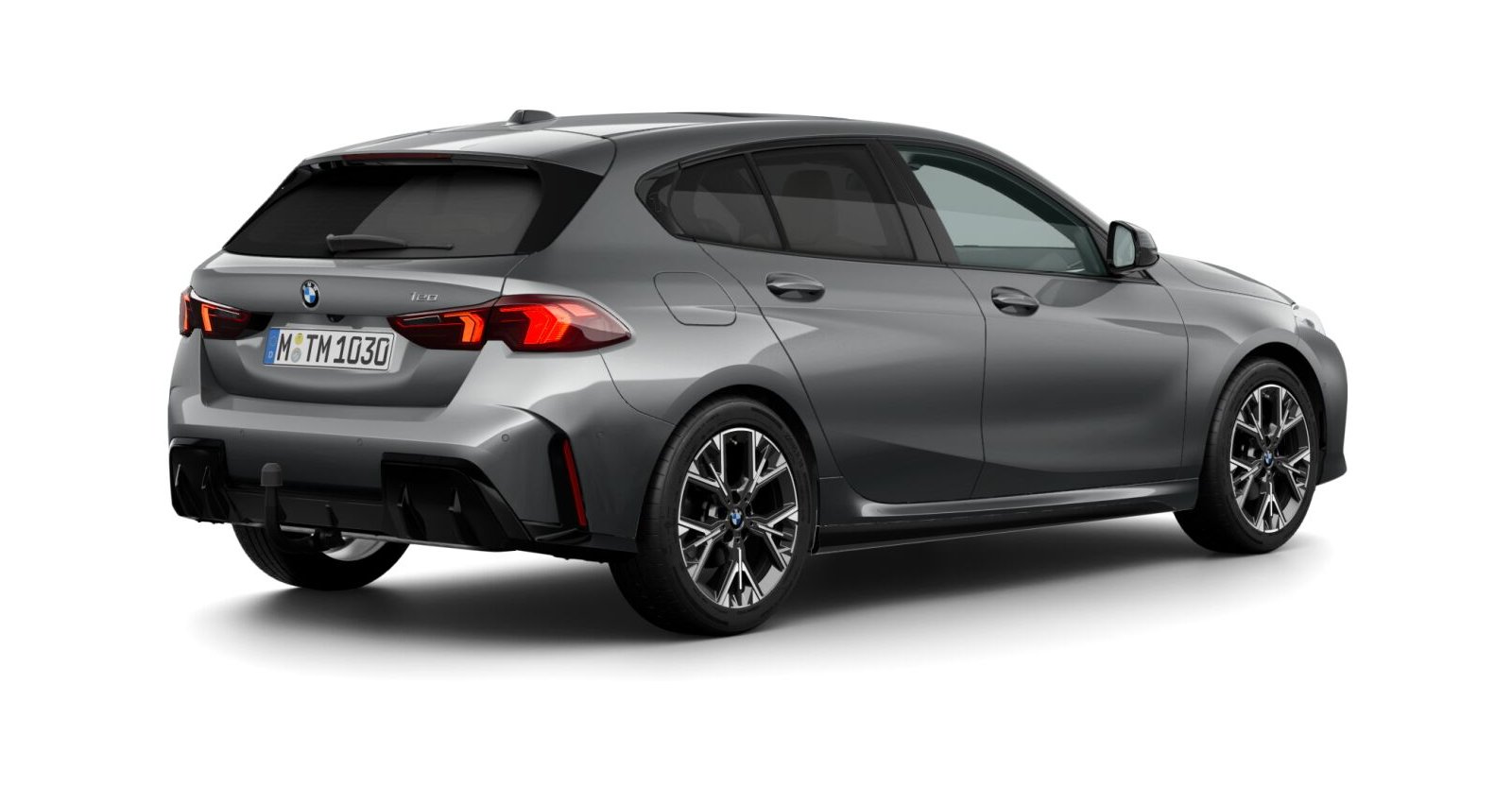 BMW BMW 1er in Grau von hinten