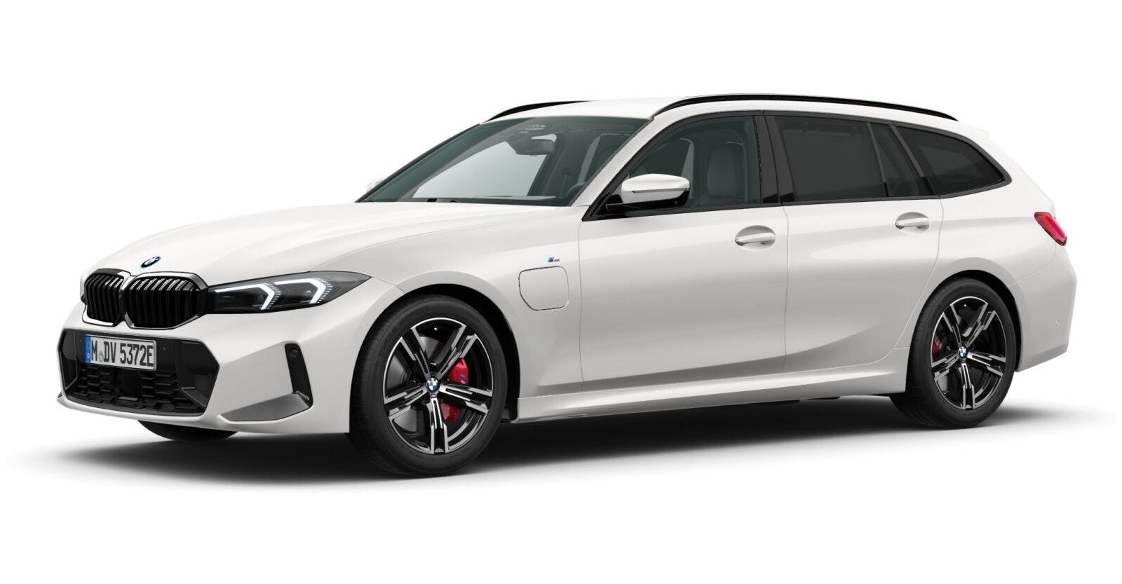 BMW BMW 3er in Weiß von vorne