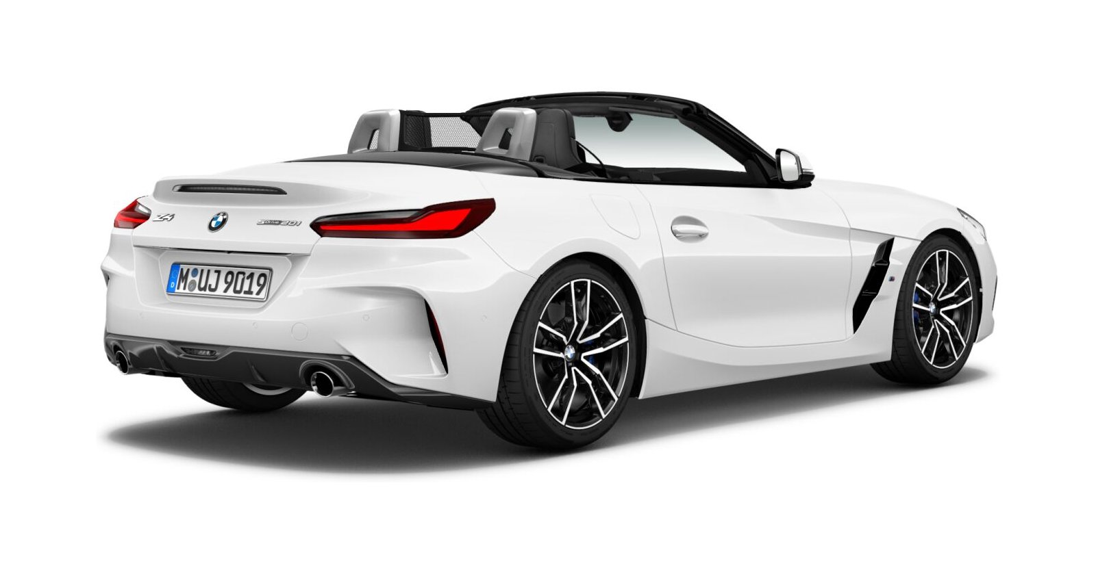 BMW BMW Z in Weiß von hinten BMW BMW Z in Weiß von hinten