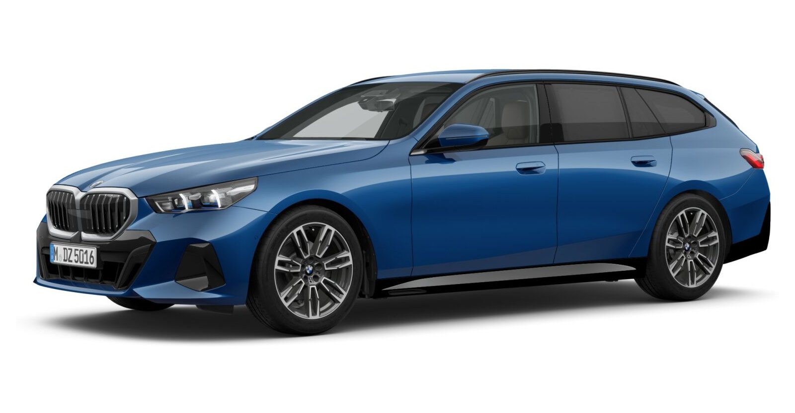 BMW BMW 5er in Blau von vorne BMW BMW 5er in Blau von vorne