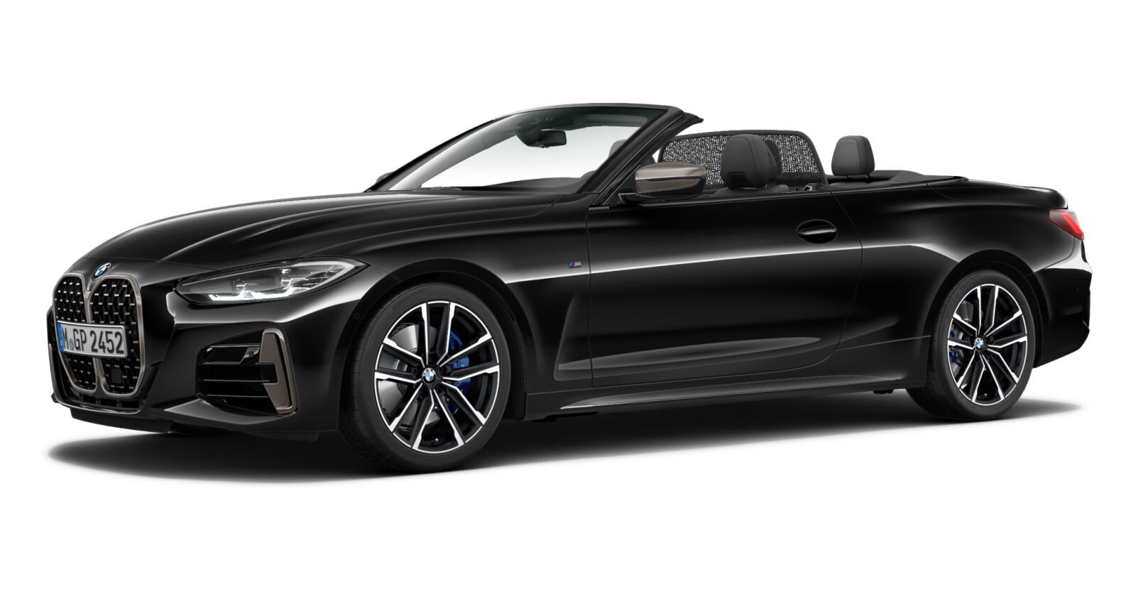 BMW BMW 4er in Schwarz von vorne BMW BMW 4er in Schwarz von vorne