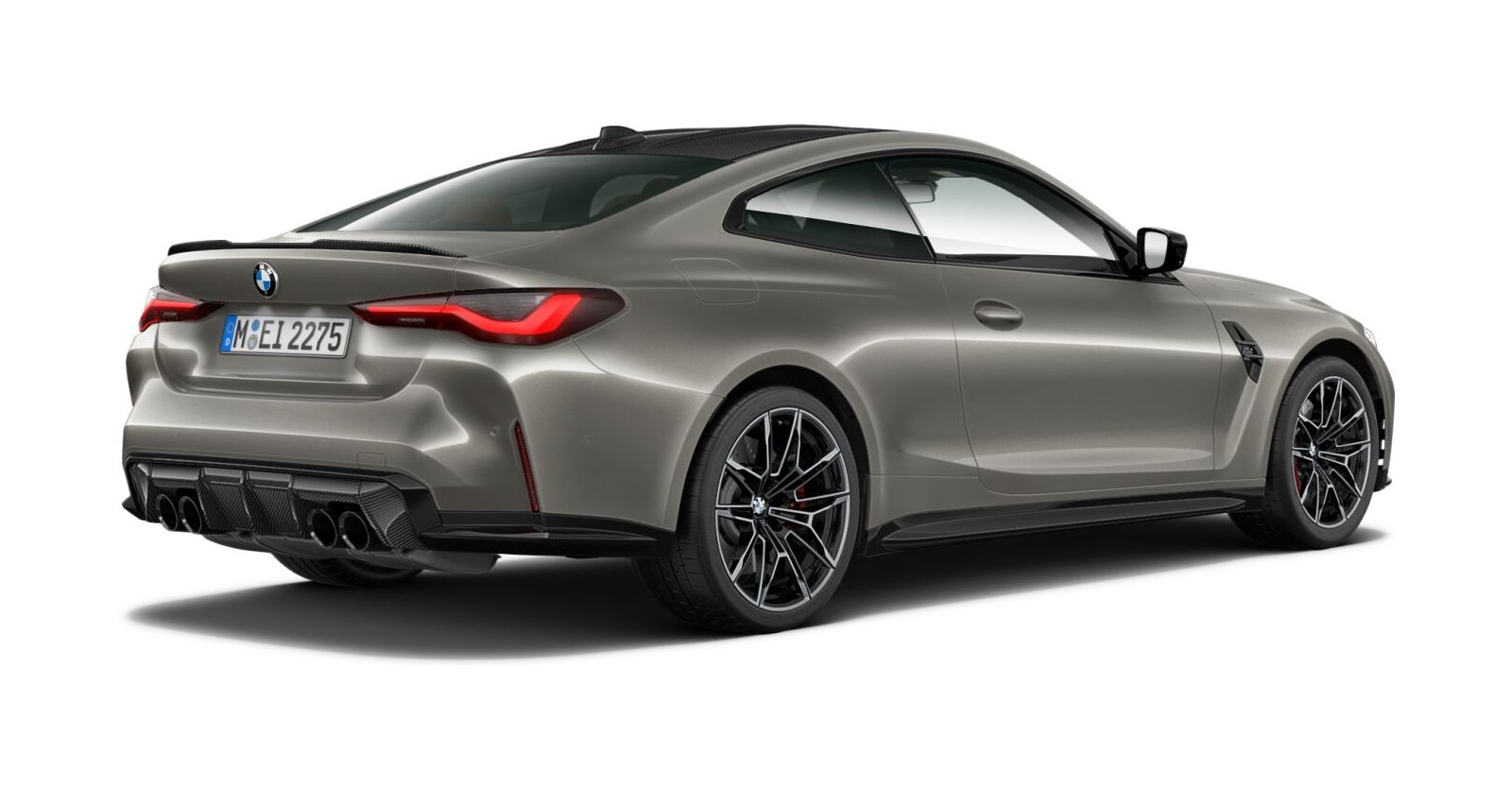BMW BMW M in Grau von hinten BMW BMW M in Grau von hinten