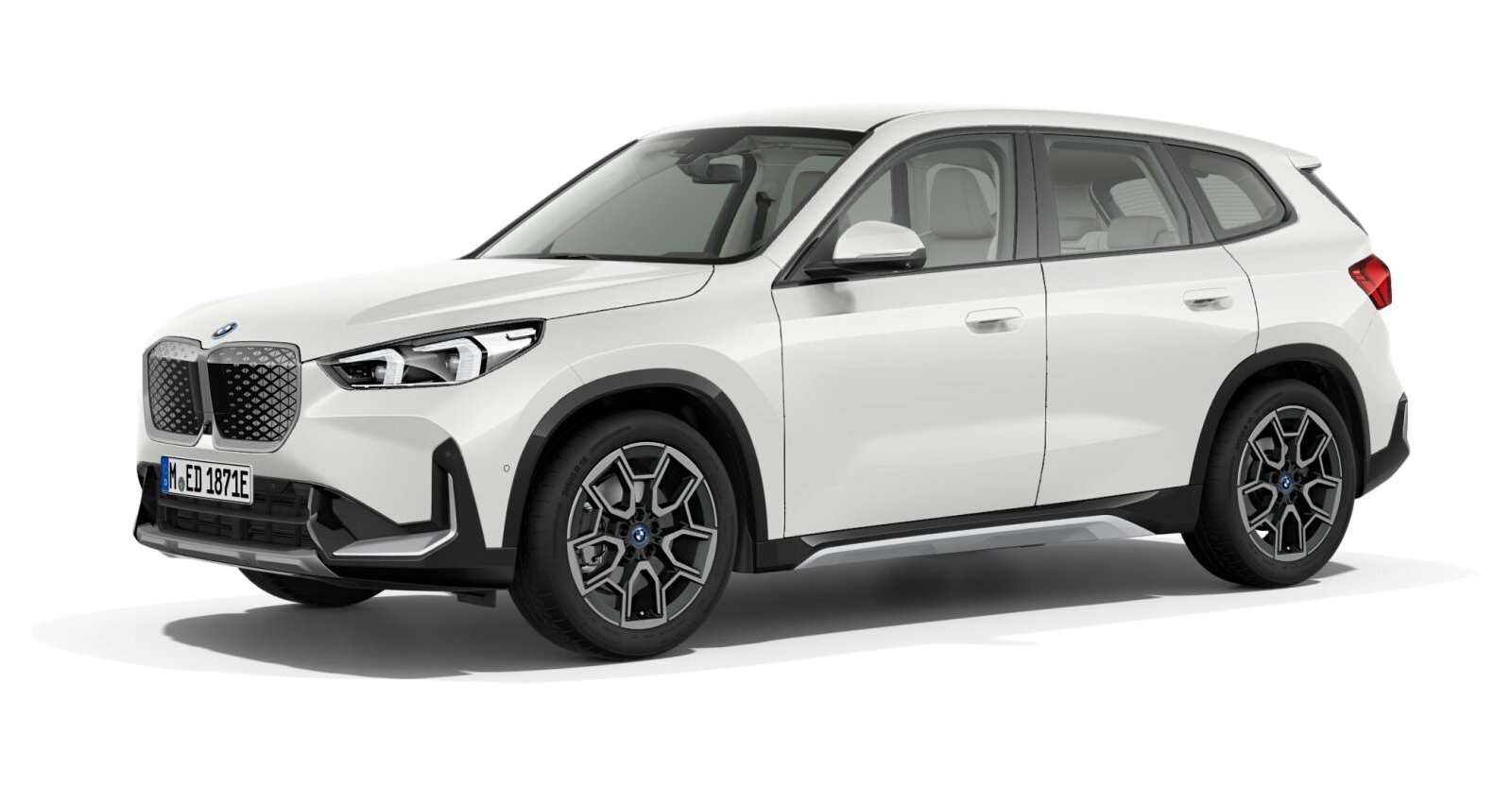 BMW BMW I in Weiß von vorne
