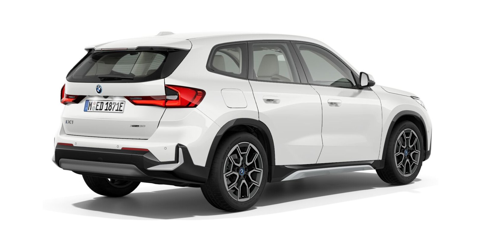 BMW BMW I in Weiß von hinten