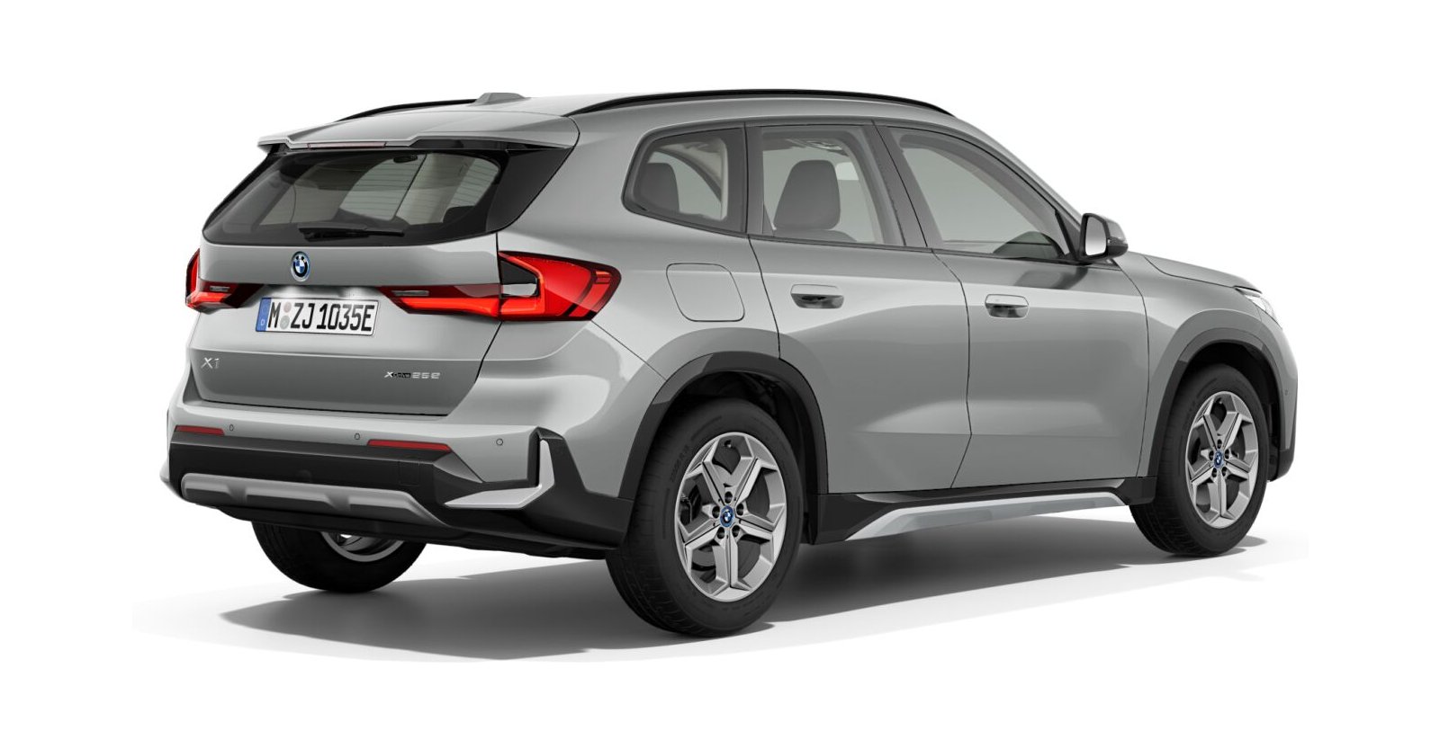 BMW BMW X in Silber von hinten