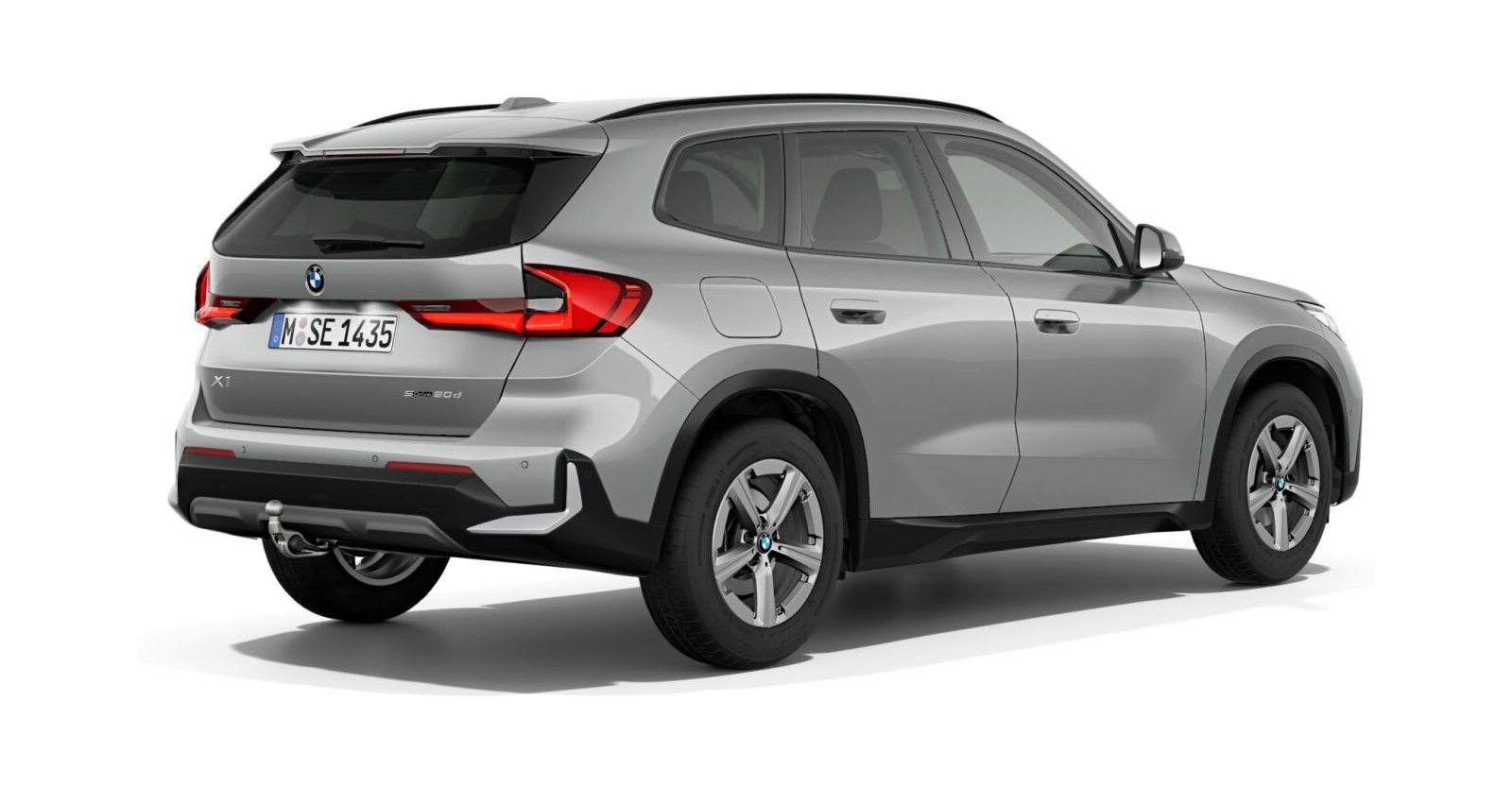 BMW BMW X in Grau von hinten