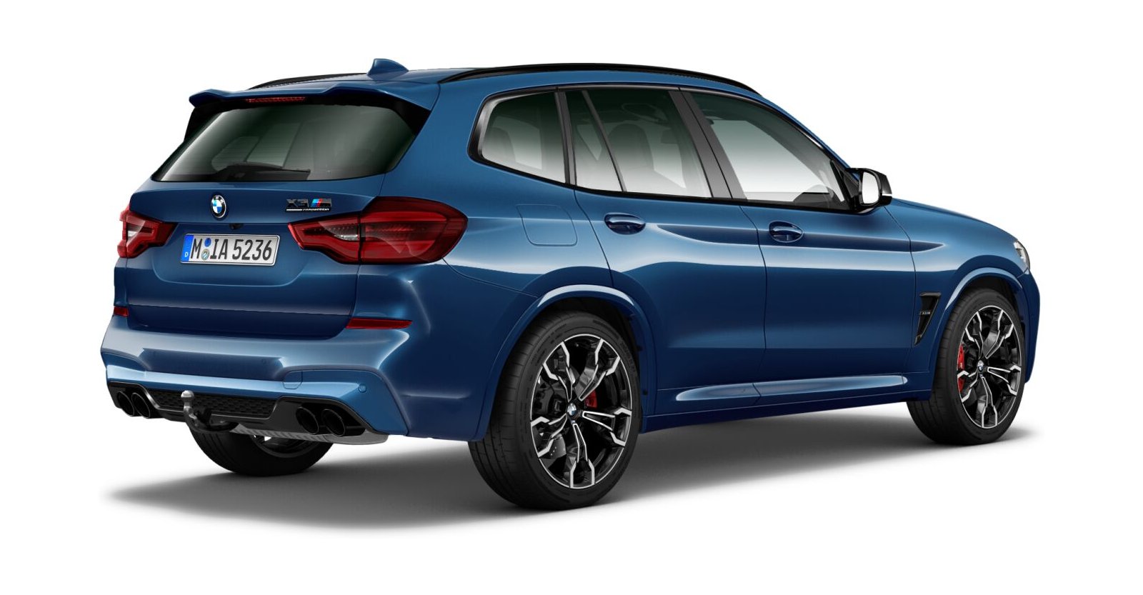 BMW BMW M in Blau von hinten BMW BMW M in Blau von hinten
