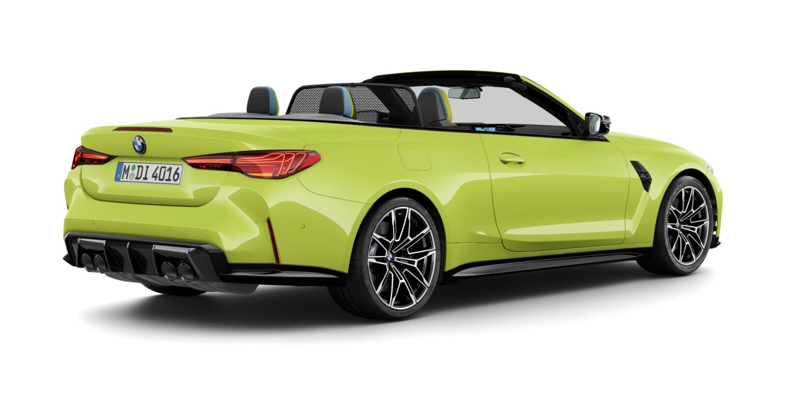 BMW BMW M in Gelb von hinten