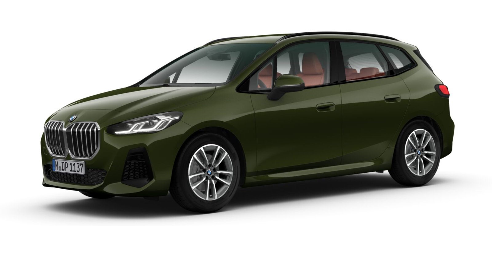 BMW BMW 2er in Grün von vorne BMW BMW 2er in Grün von vorne