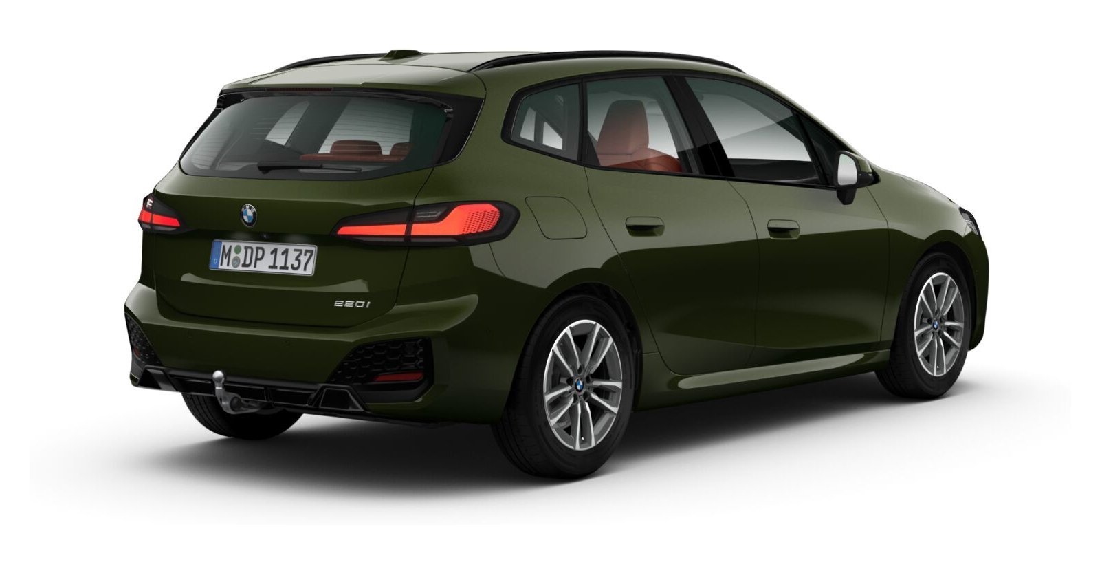 BMW BMW 2er in Grün von hinten BMW BMW 2er in Grün von hinten
