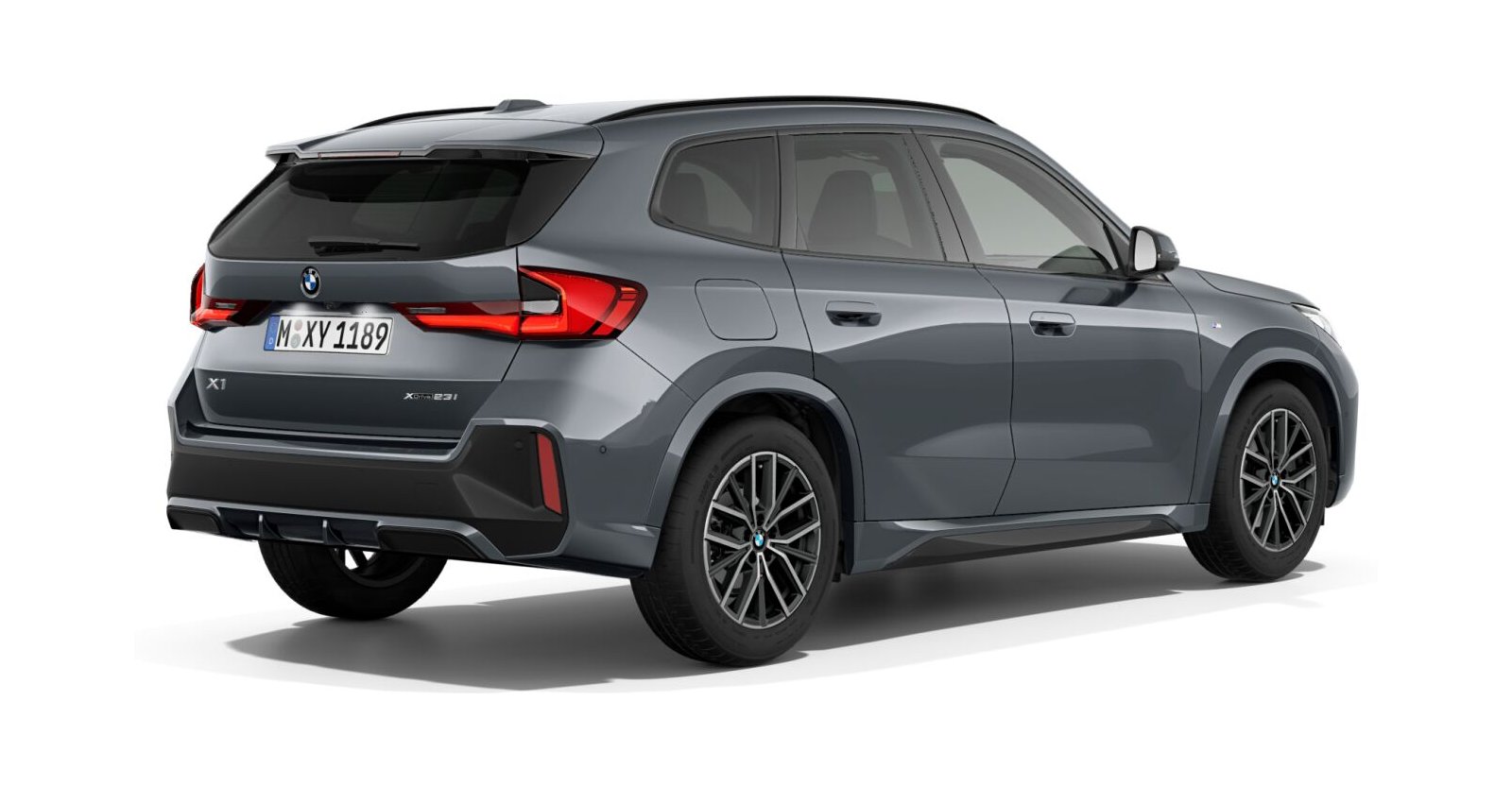 BMW BMW X in Grau von hinten BMW BMW X in Grau von hinten