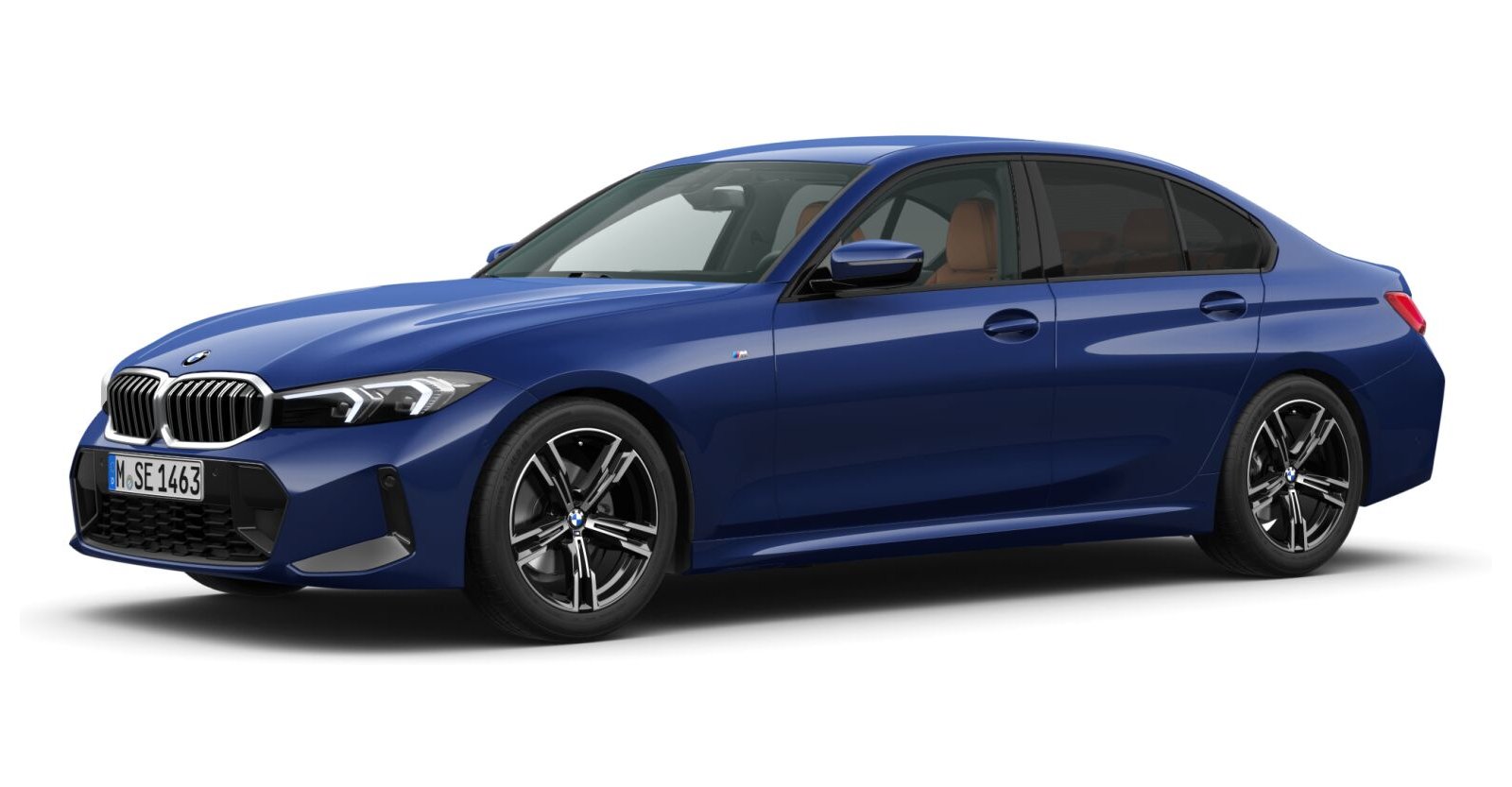 BMW BMW 3er in Blau von vorne