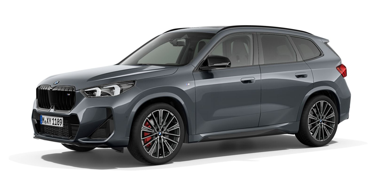BMW X1 M35i xDrive in Grau von vorne BMW X1 M35i xDrive in Grau von vorne