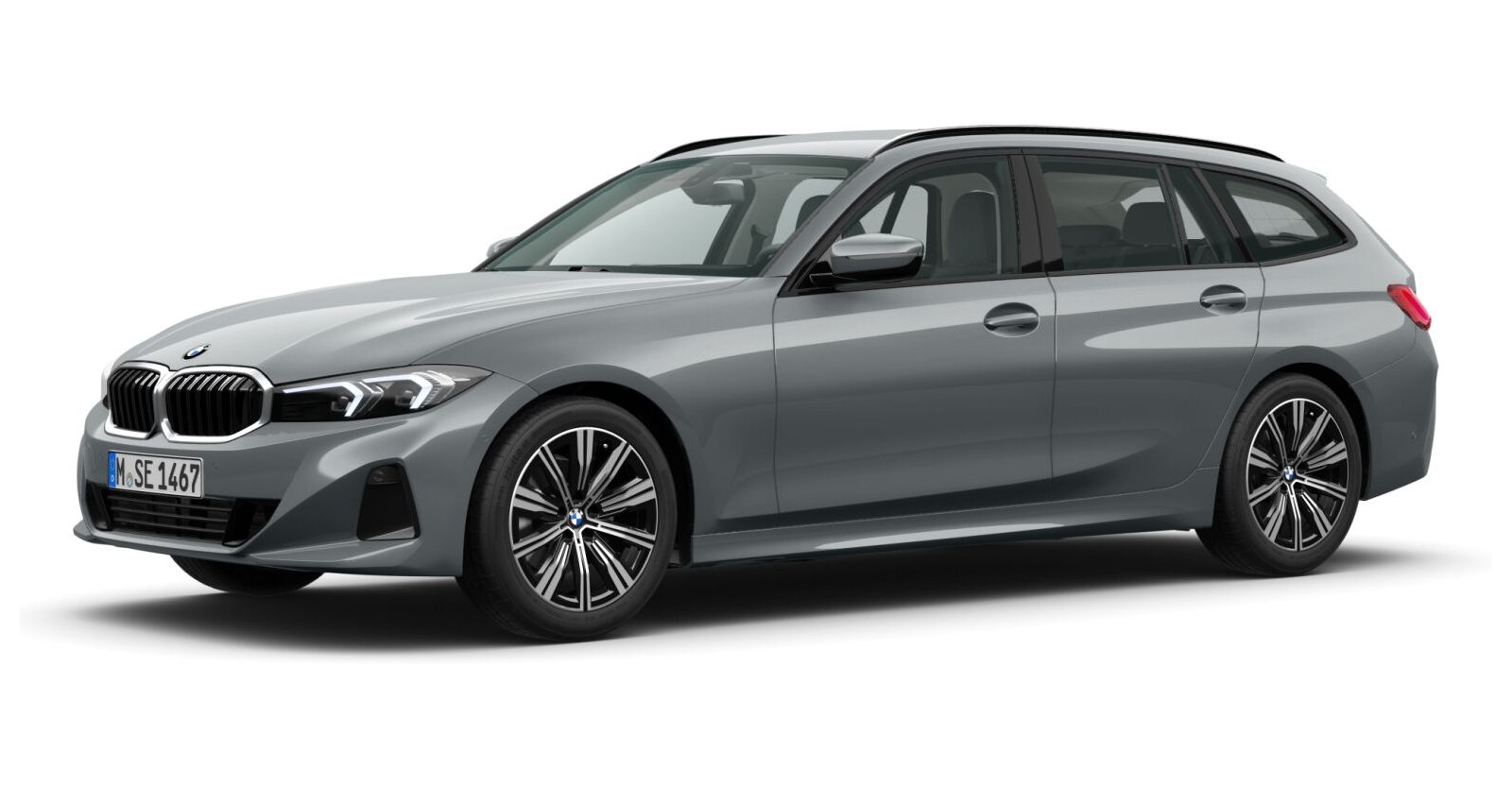 BMW BMW 3er in Grau von vorne BMW BMW 3er in Grau von vorne