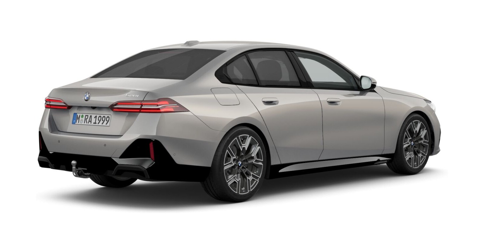 BMW BMW 5er in Grau von hinten BMW BMW 5er in Grau von hinten