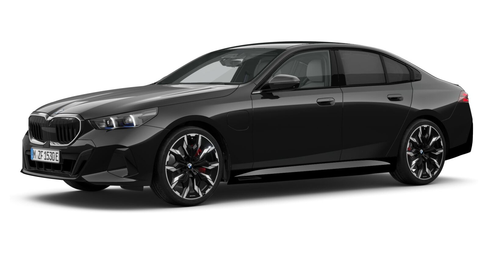 BMW BMW 5er in Schwarz von vorne BMW BMW 5er in Schwarz von vorne