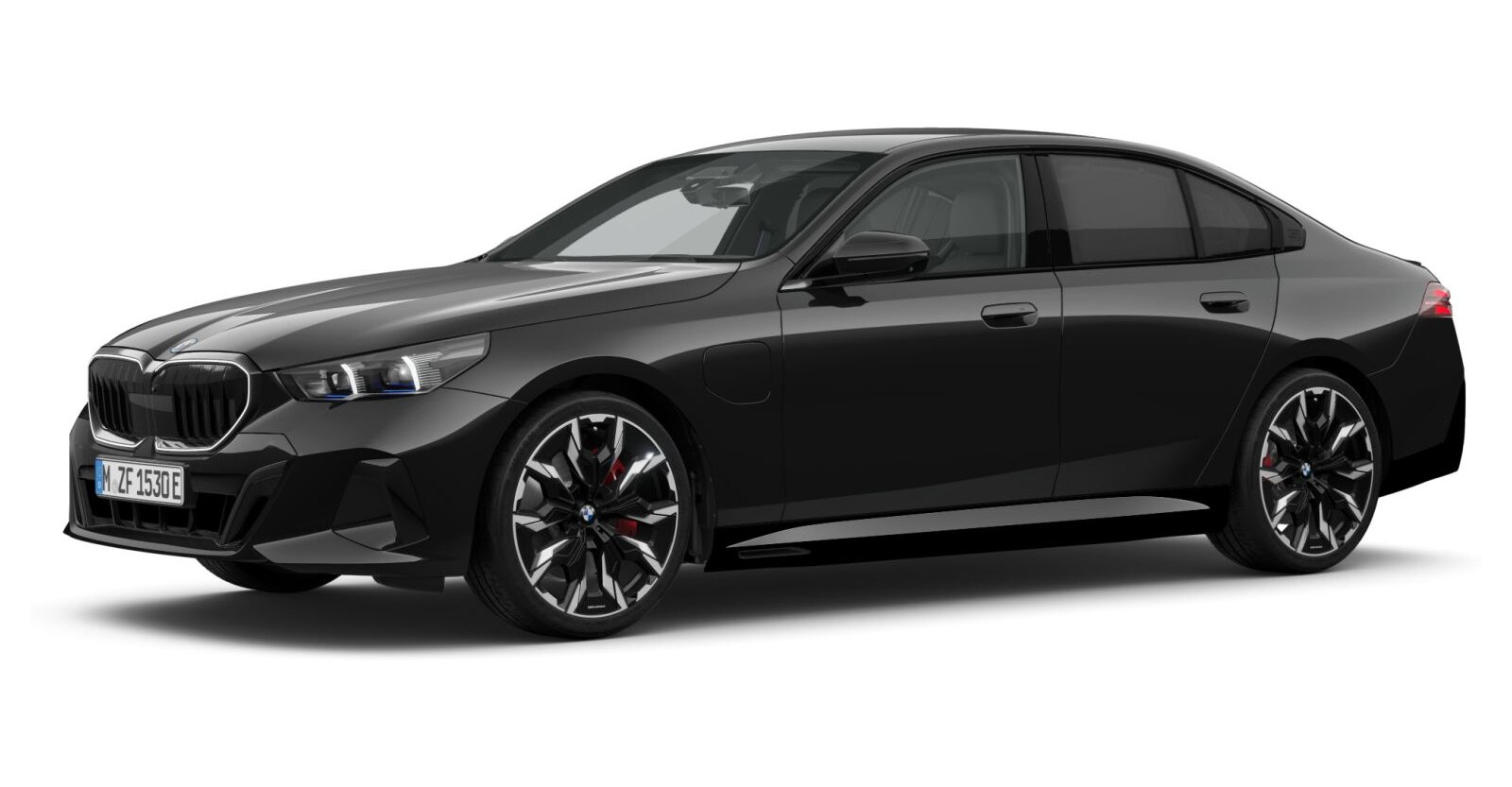 BMW BMW 5er in Schwarz von vorne BMW BMW 5er in Schwarz von vorne