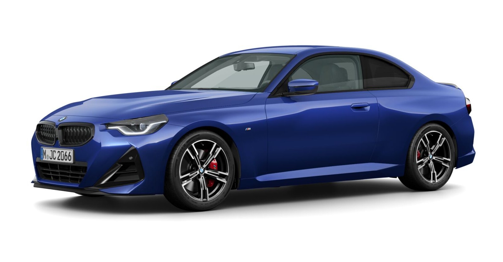BMW BMW 2er in Blau von vorne BMW BMW 2er in Blau von vorne