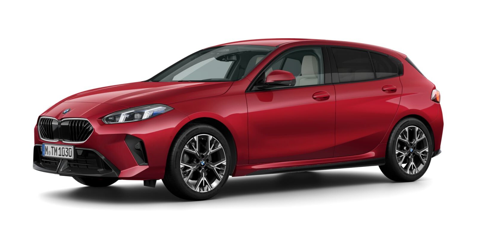 BMW BMW 1er in Rot von vorne