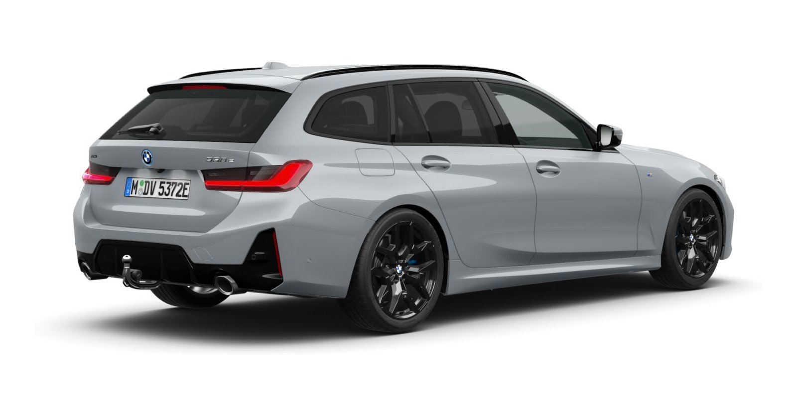 BMW BMW 3er in Grau von hinten