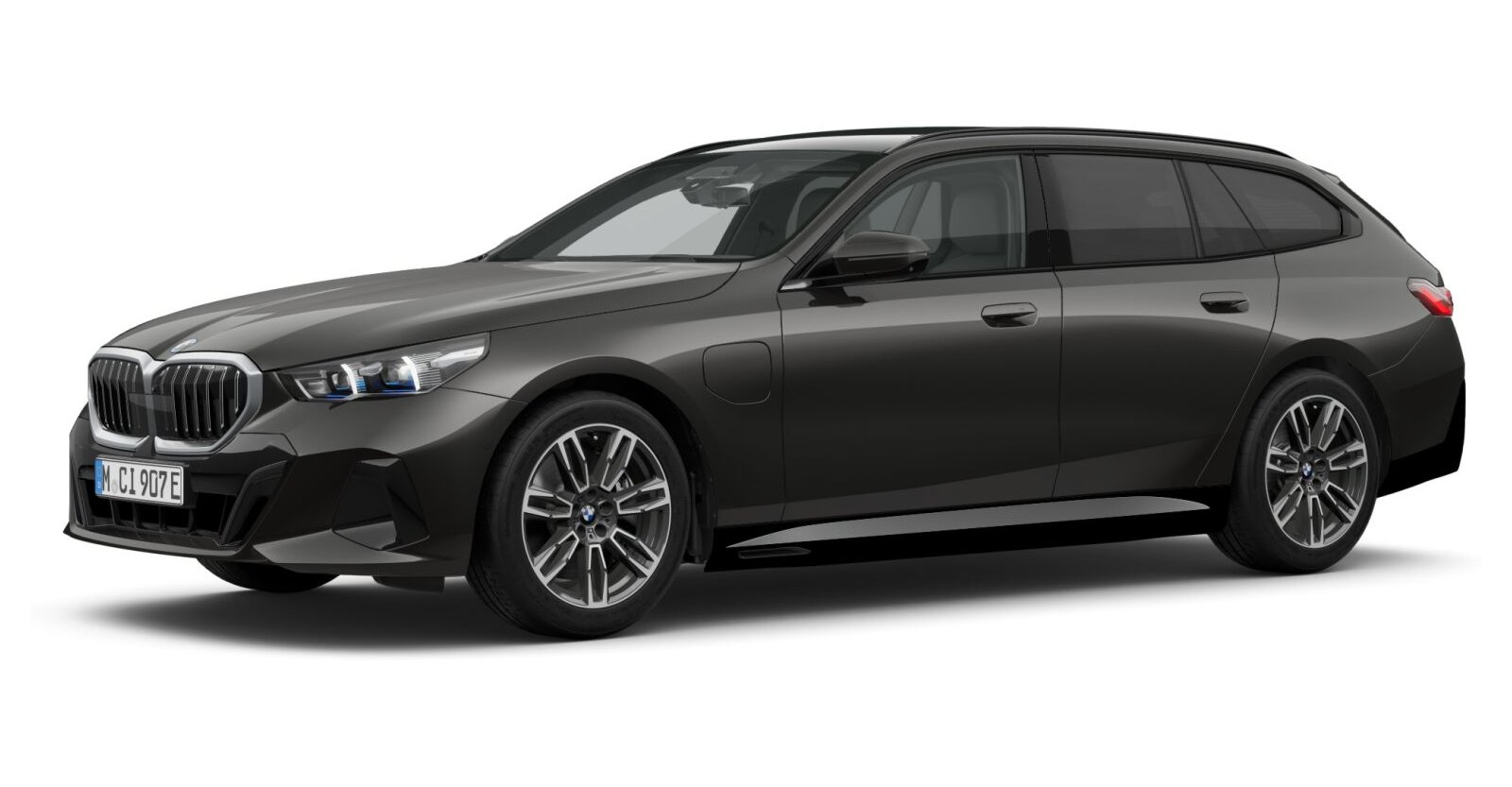 BMW BMW 5er in Grau von vorne