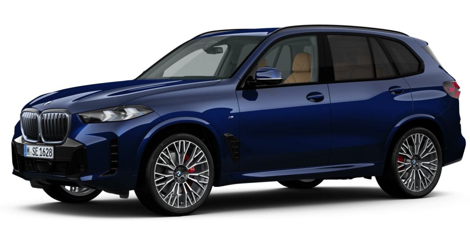 BMW BMW X in Blau von vorne BMW BMW X in Blau von vorne