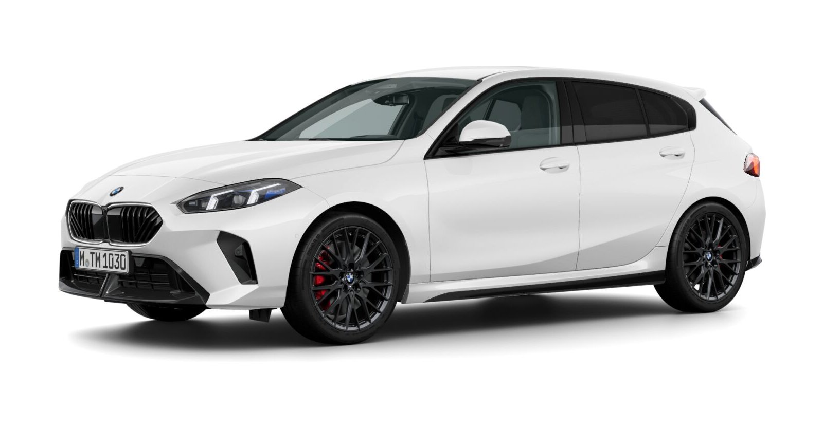 BMW BMW 1er in Weiß von vorne