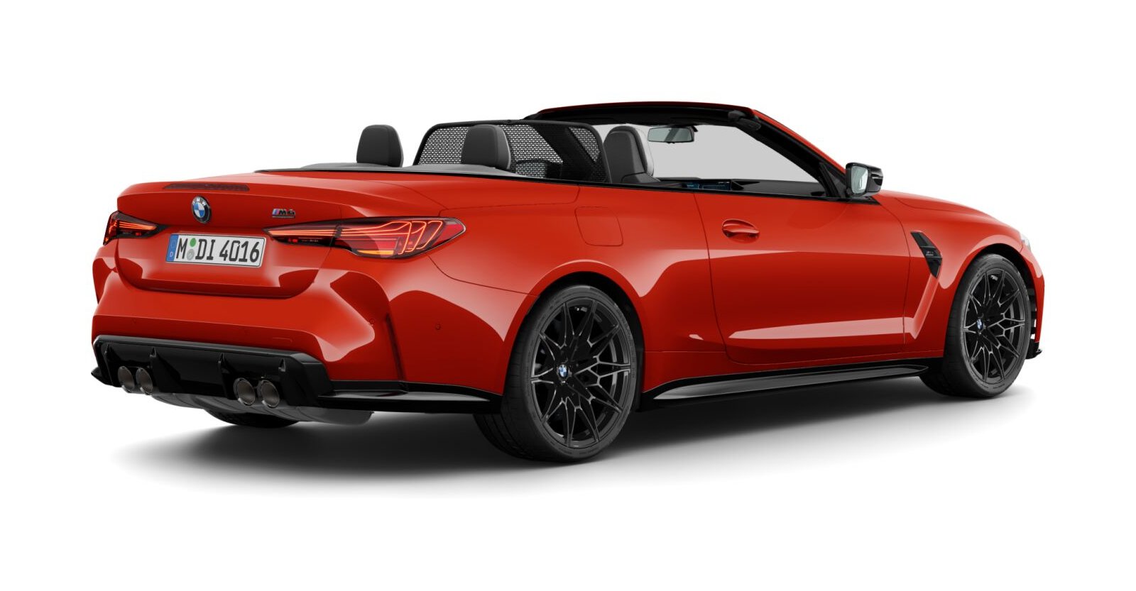 BMW BMW M in Rot von hinten