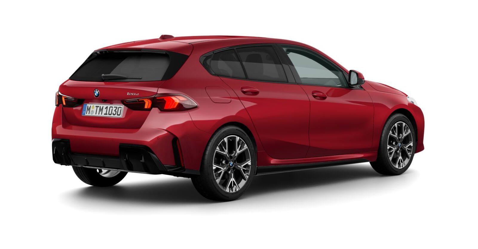 BMW BMW 1er in Rot von hinten