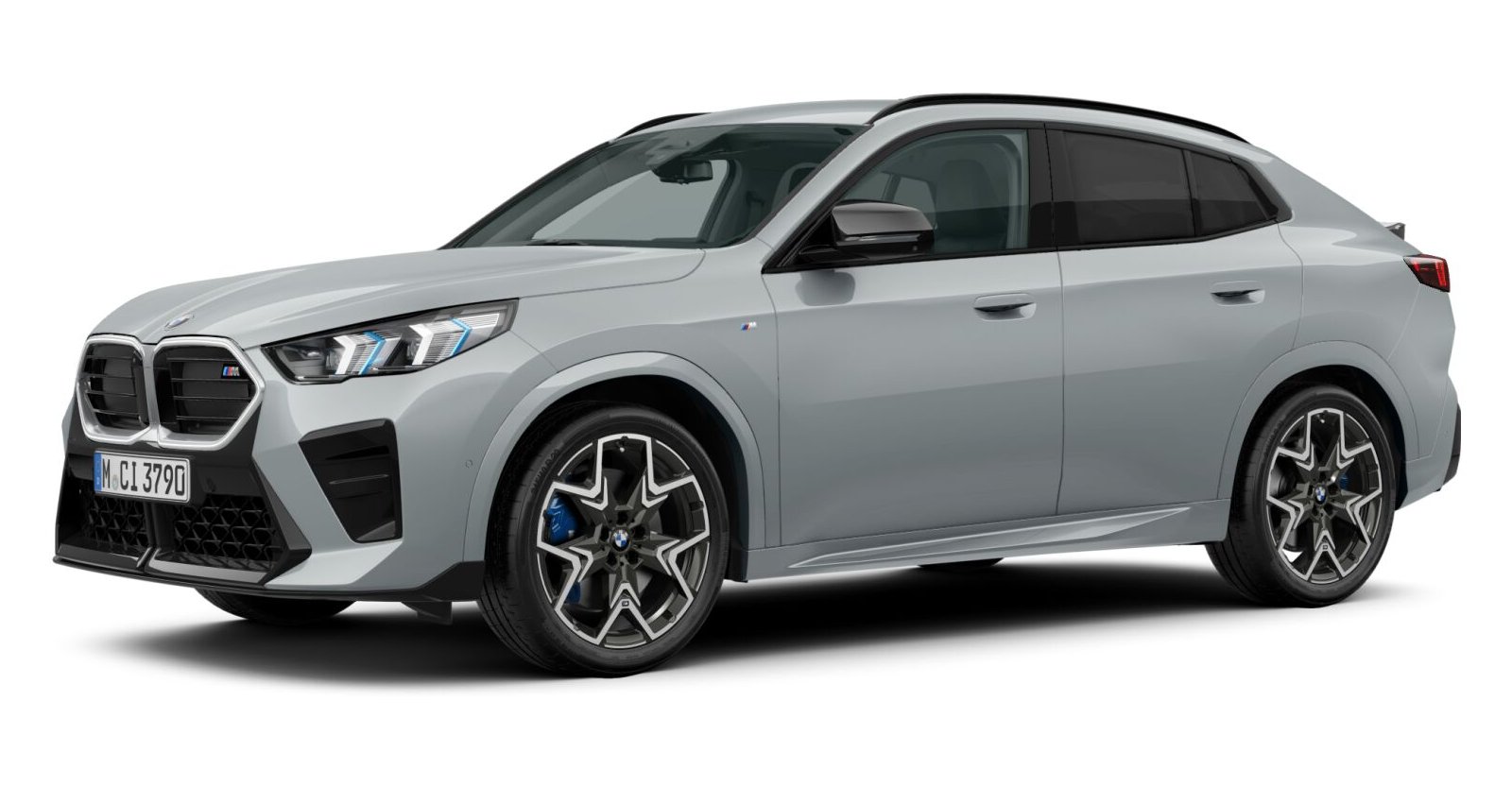 BMW X2 M35i xDrive in Grau von vorne