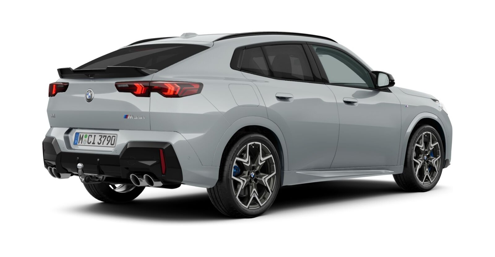 BMW BMW X in Grau von hinten