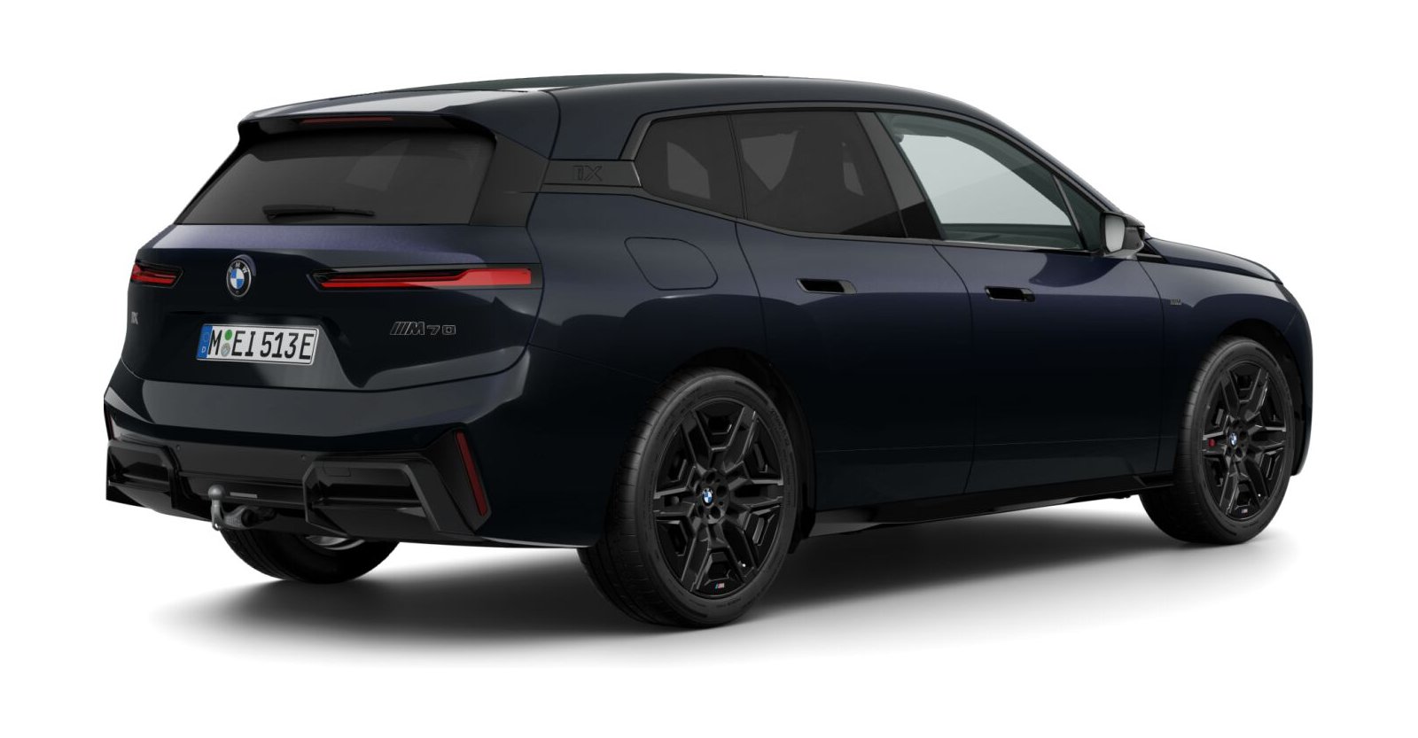 BMW BMW I in Schwarz von hinten