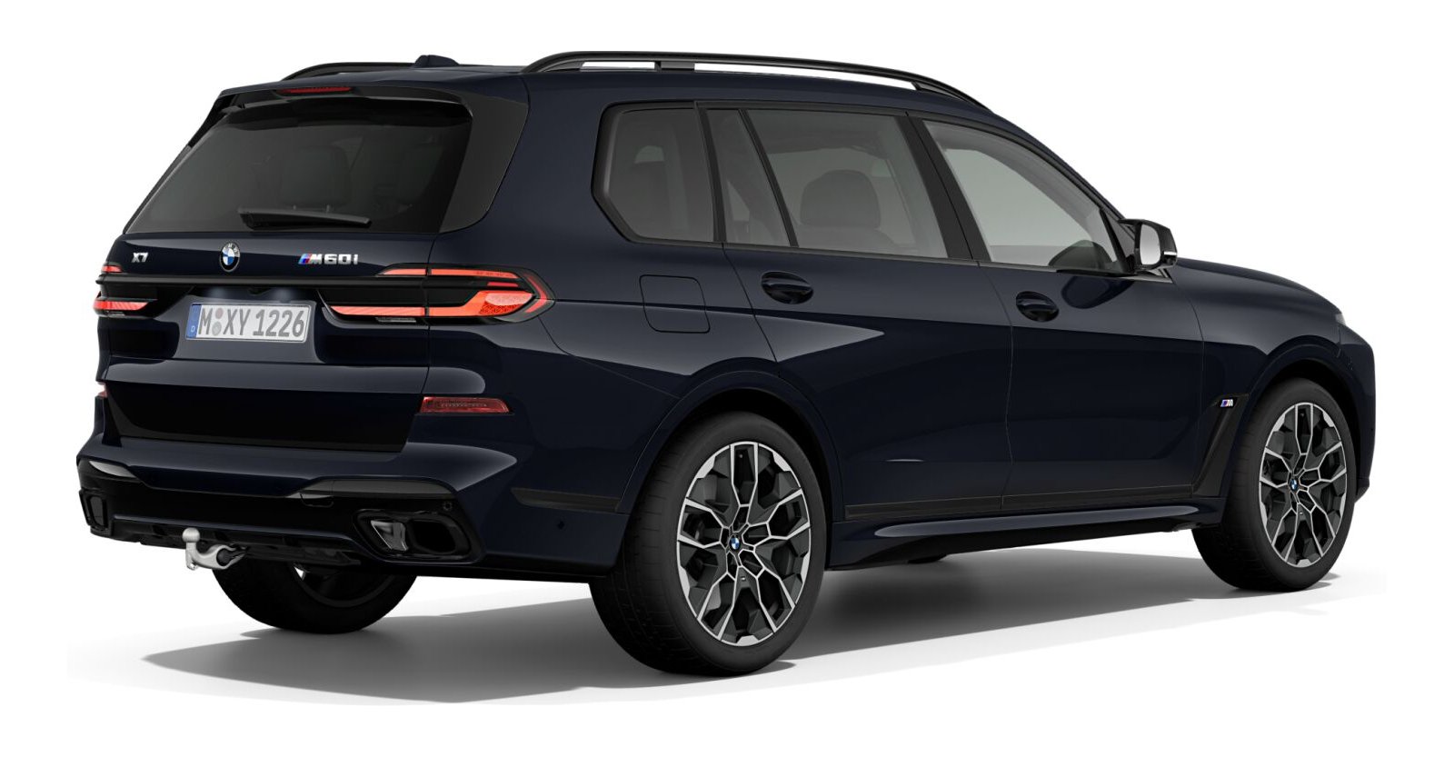 BMW BMW X in Schwarz von hinten BMW BMW X in Schwarz von hinten