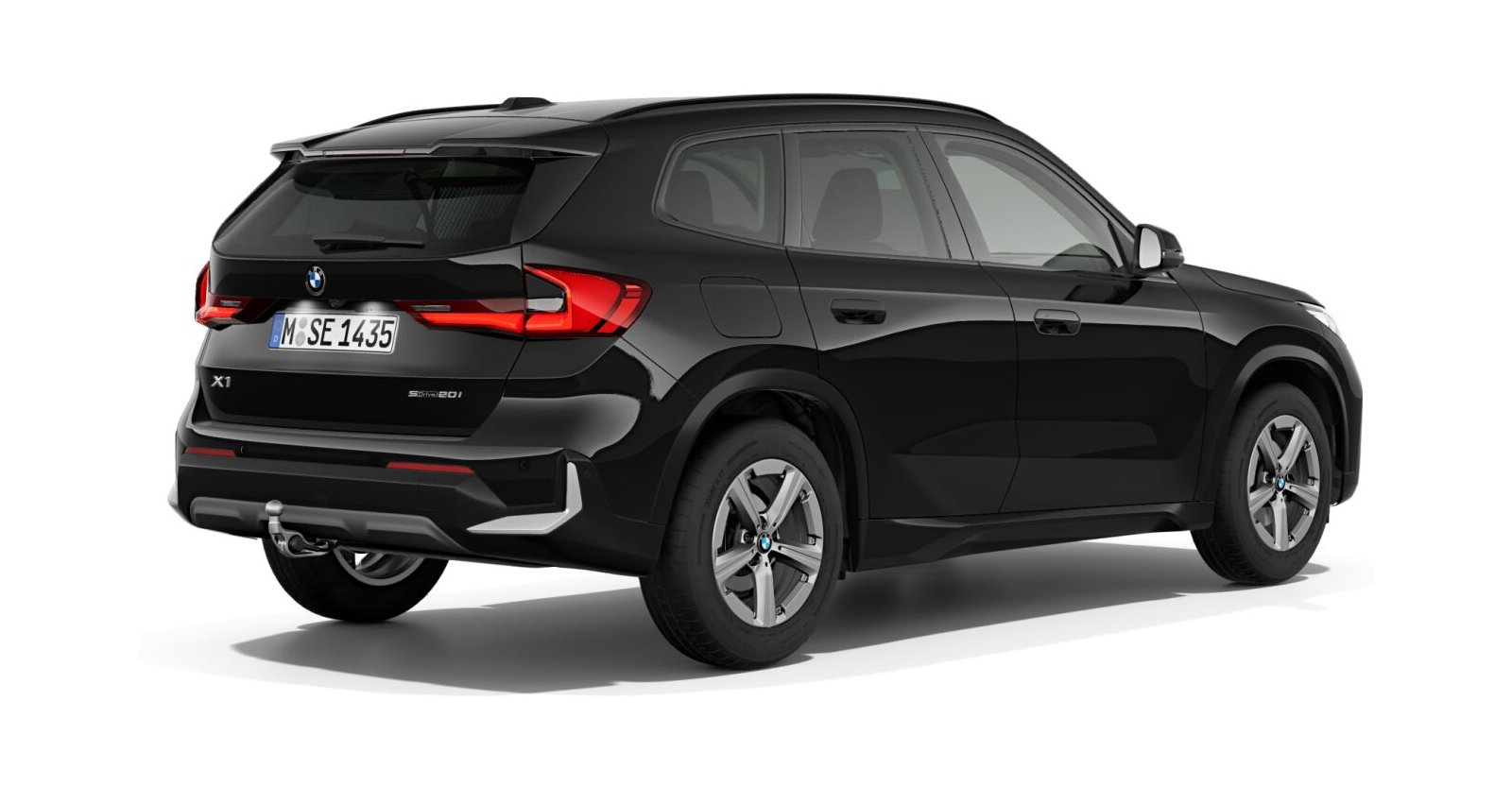 BMW BMW X in Schwarz von hinten BMW BMW X in Schwarz von hinten