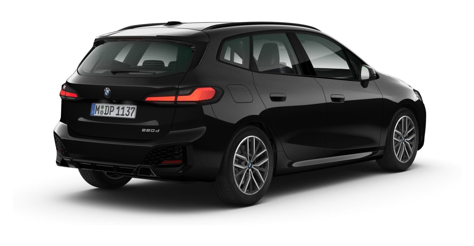 BMW BMW 2er in Schwarz von hinten BMW BMW 2er in Schwarz von hinten