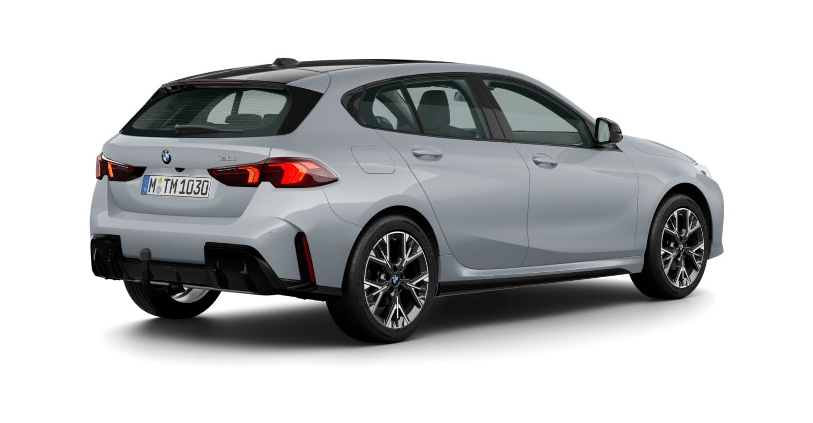 BMW BMW 1er in Grau von hinten