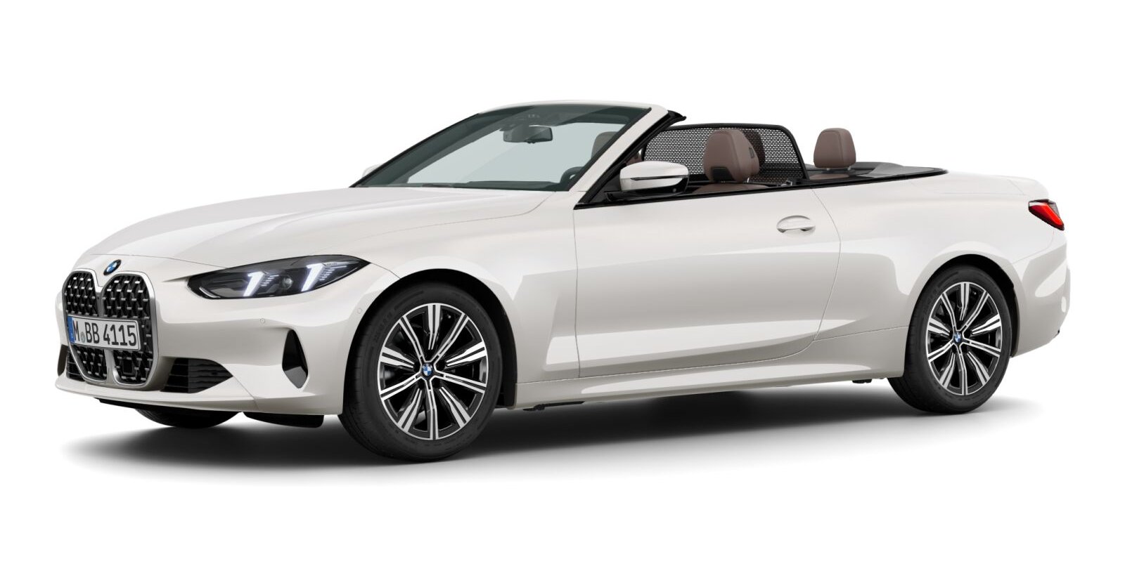 BMW BMW 4er in Weiß von vorne BMW BMW 4er in Weiß von vorne