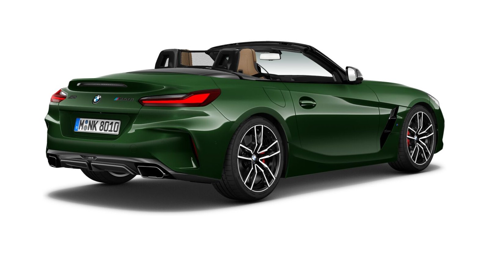 BMW BMW Z in Grün von hinten BMW BMW Z in Grün von hinten