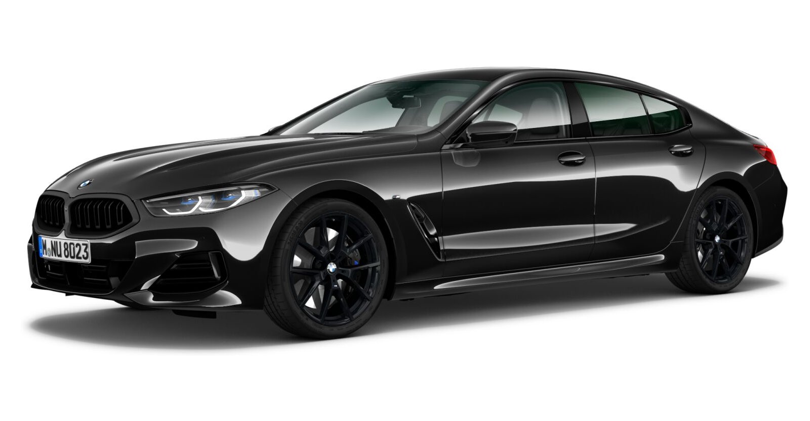 BMW BMW 8er in Schwarz von vorne BMW BMW 8er in Schwarz von vorne