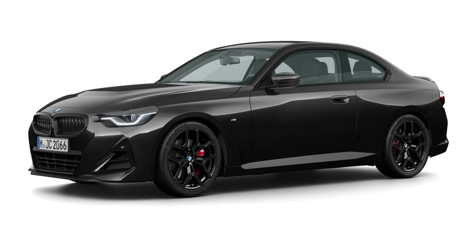 BMW BMW 2er in Schwarz von vorne