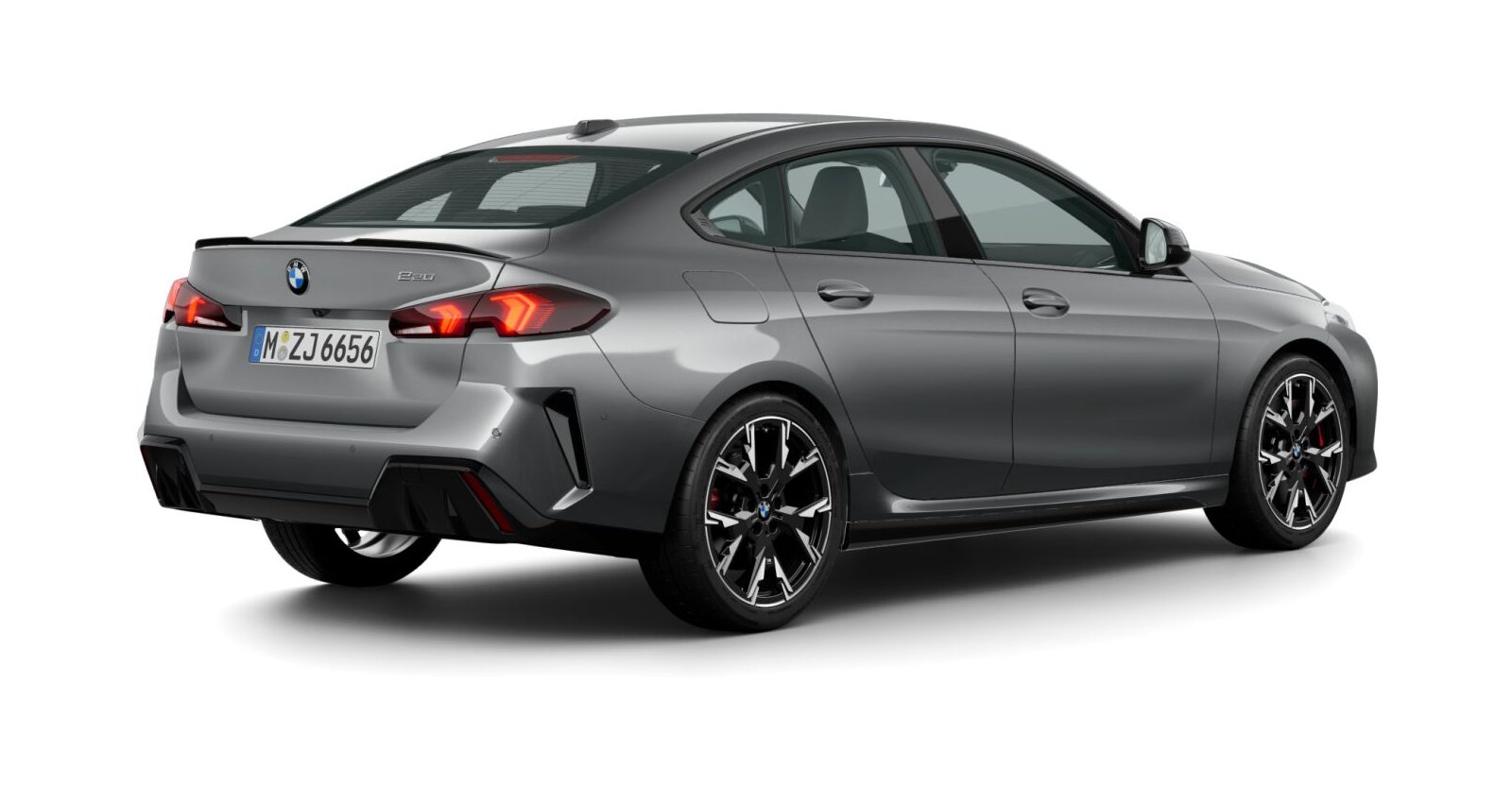 BMW BMW 2er in Grau von hinten