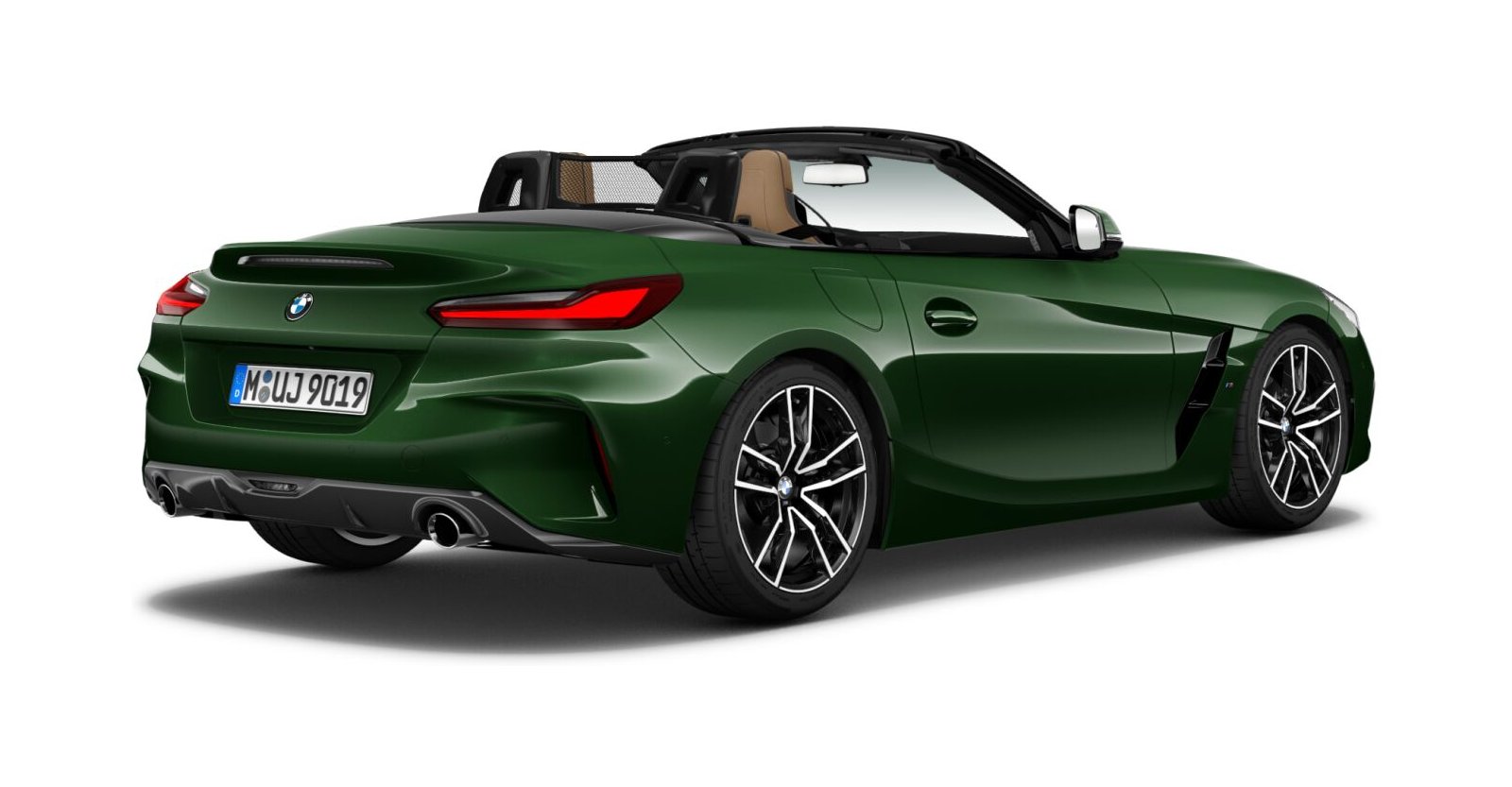 BMW BMW Z in Grün von hinten BMW BMW Z in Grün von hinten