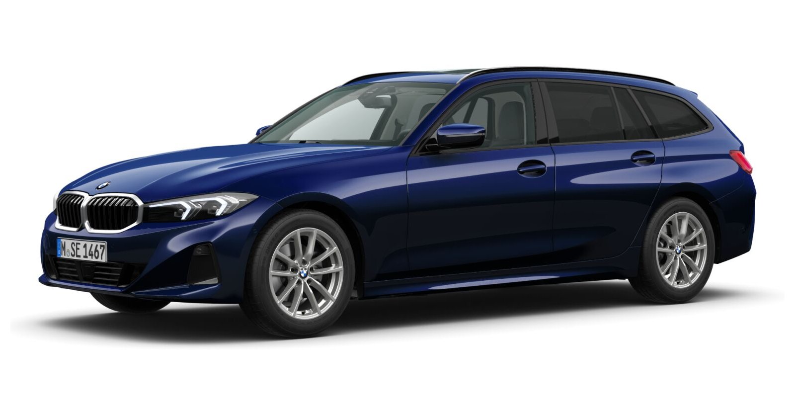 BMW BMW 3er in Blau von vorne