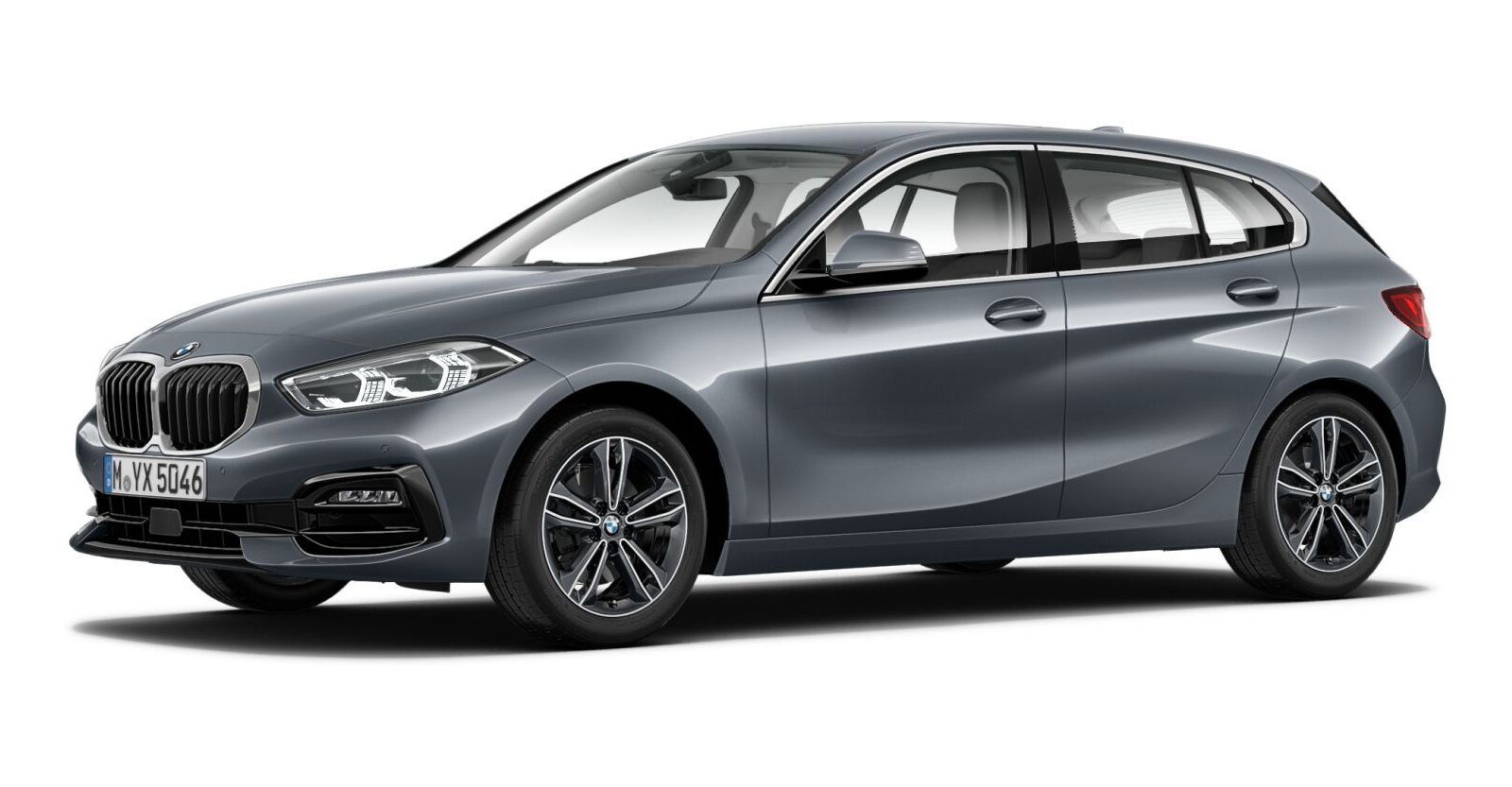 BMW BMW 1er in Grau von vorne BMW BMW 1er in Grau von vorne